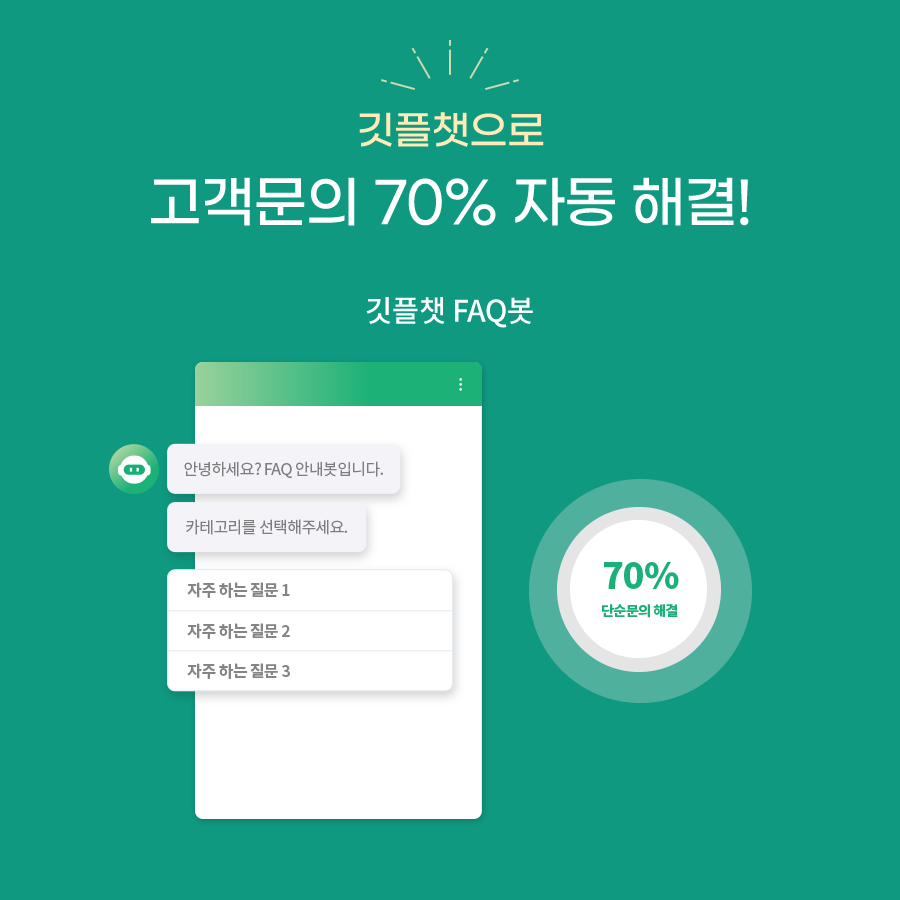 빠르게 소개하는 깃플챗! - 챗봇과 상담사를 넘나드는 옴니채널 고객상담 솔루션, 깃플챗